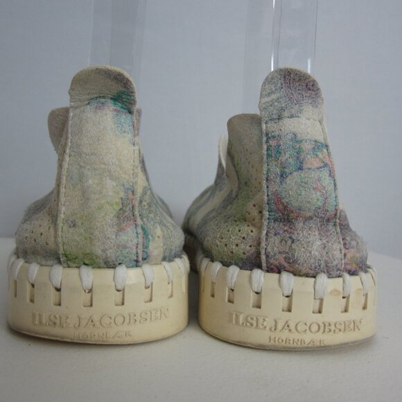 Ilse Jacobsen Womens 8.5 - 9 Shoes Sage Green Floral Tulip 139 Slip On Floral 39 - Picture 5 of 15